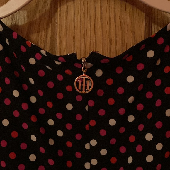 Tommy Hilfiger women’s black and polka dot peplum top - Picture 9 of 11